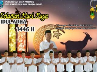 Hari Raya Idul Adha, Pemerintah Desa Patemon Tampilkan Kebersamaan ala Baginda Purnomo