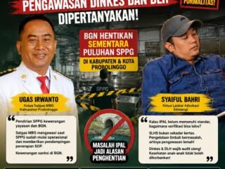 Puluhan Dapur MBG Disetop BGN, Pengawasan Dinkes dan DLH Dipertanyakan