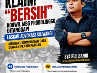 Klaim "Bersih" Korwil MBG Probolinggo Ditanggapi Laskar Advokasi Siliwangi, Mengaku Kumpulkan Data Dugaan Penyimpangan